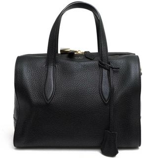 アルマーニ(Armani)のアルマーニ／GIORGIO ARMANI バッグ ハンドバッグ 鞄 トートバッグ レディース 女性 女性用レザー 革 本革 ブラック 黒  Y1A060 YC61A シボ革 シュリンクレザー ミニボストン(ハンドバッグ)