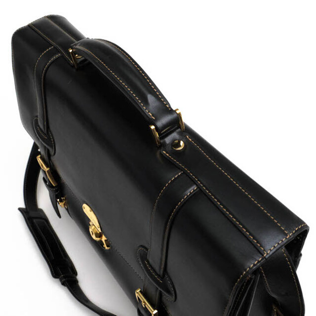 ゴールドファイル／GOLD PFEIL バッグ ブリーフケース ビジネスバッグ 鞄 ビジネス メンズ 男性 男性用レザー 革 本革 ブラック 黒  フラップ式 2WAY ショルダーバッグ