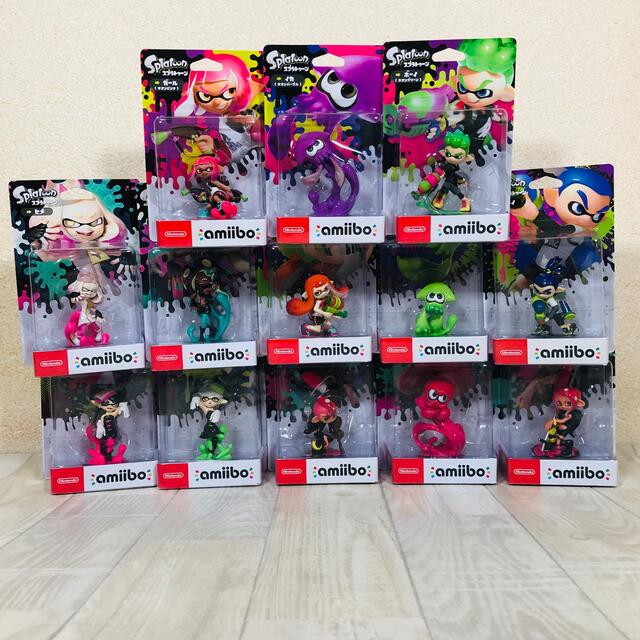 即買い可】【新品未開封】 アミーボ スプラトゥーン3対応 13種類セット