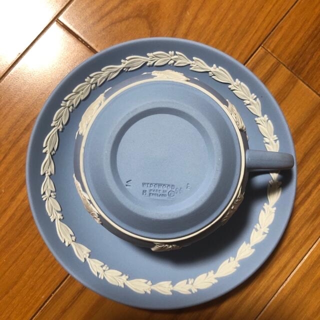 WEDGWOOD(ウェッジウッド)のウェッジウッド ジャスパー カップ＆ソーサー インテリア/住まい/日用品のキッチン/食器(グラス/カップ)の商品写真