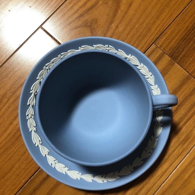 WEDGWOOD(ウェッジウッド)のウェッジウッド ジャスパー カップ＆ソーサー インテリア/住まい/日用品のキッチン/食器(グラス/カップ)の商品写真