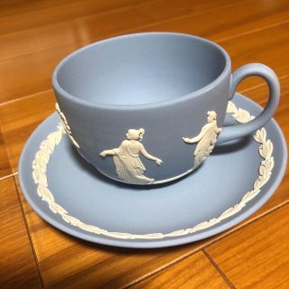 ウェッジウッド(WEDGWOOD)のウェッジウッド ジャスパー カップ＆ソーサー(グラス/カップ)