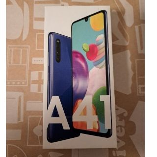 ギャラクシー(Galaxy)のSAMSUNG Galaxy A41 SCV48 ブルー(スマートフォン本体)