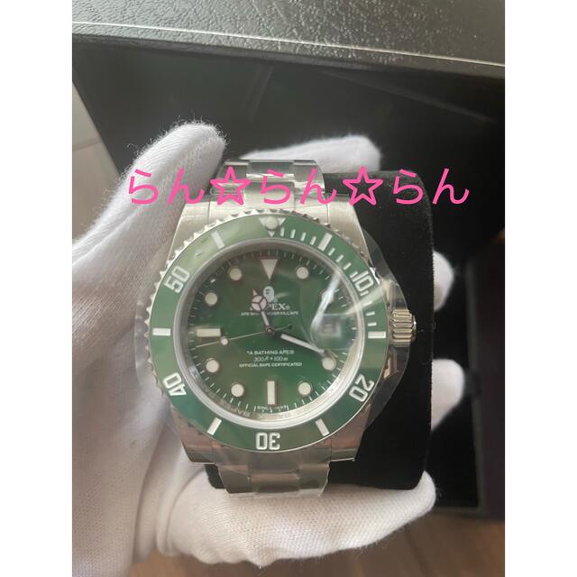 A BATHING APE - BAPE TYPE 1 BAPEX 腕時計2022年 緑の通販 by ran's