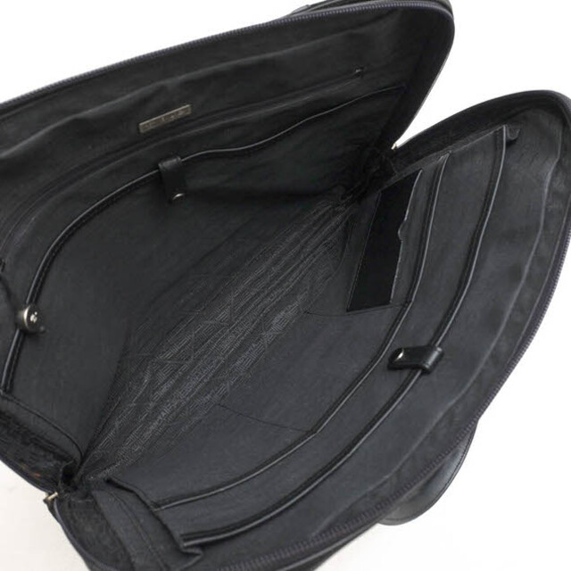 印傳屋 印伝／INDEN-YA バッグ ブリーフケース ビジネスバッグ 鞄 ビジネス メンズ 男性 男性用レザー 革 本革 ブラック 黒  A4サイズ収納可 6