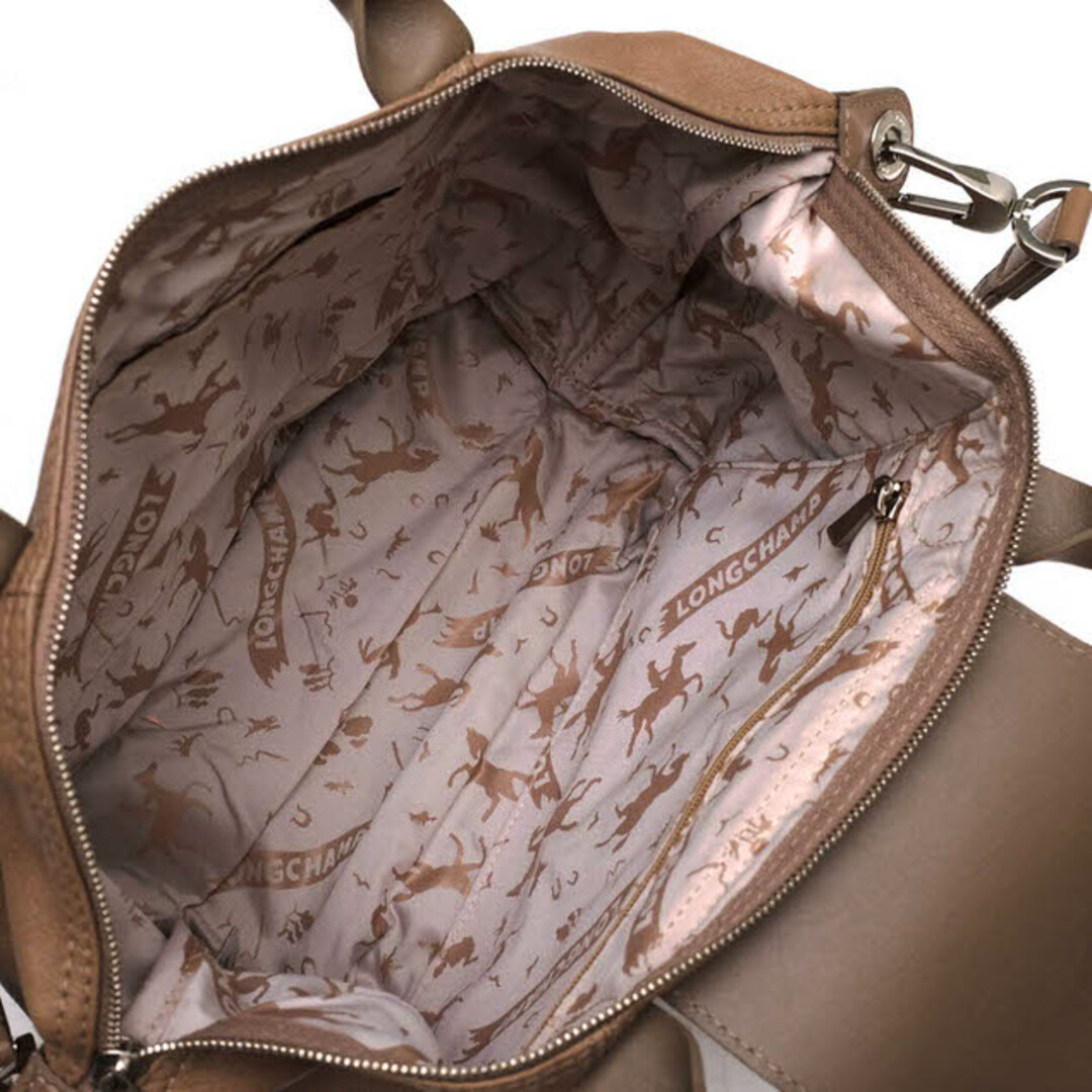 ロンシャン／Longchamp バッグ ハンドバッグ 鞄 トートバッグ レディース 女性 女性用レザー 革 本革 ブラウン 茶 ル・プリアージュ  キュイール LE PLIAGE CUIR 2WAY ショルダーバッグ