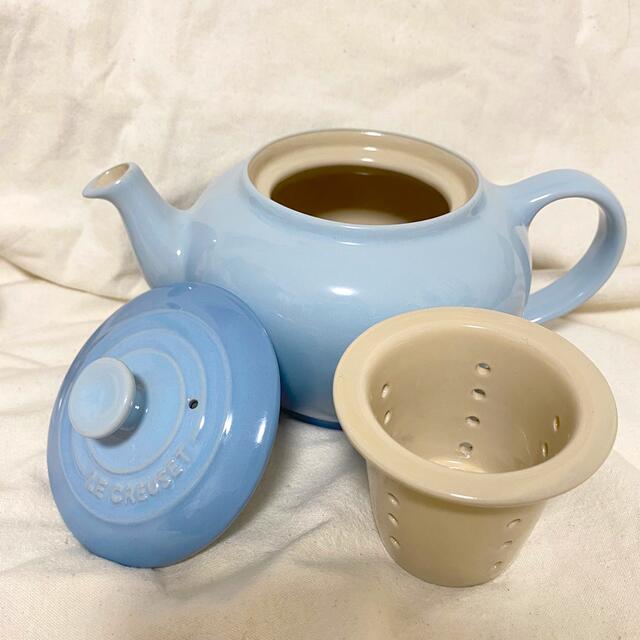 LE CREUSET(ルクルーゼ)のル・クルーゼ　ティーポットセット インテリア/住まい/日用品のキッチン/食器(食器)の商品写真