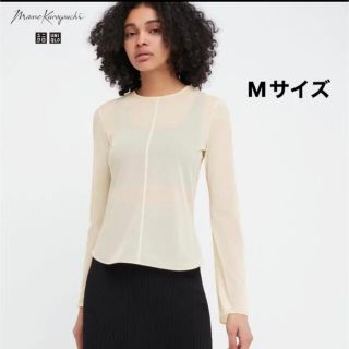 ユニクロ(UNIQLO)のシアークルーネックtシャツ ユニクロ (カットソー(長袖/七分))