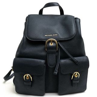 マイケルコース(Michael Kors)のマイケルコース／Michael Kors リュック バッグ バックパック レディース 女性 女性用レザー 革 本革 ネイビー 紺  30S7GPCB7L Cooper Large Flap Backpack デイパック ユニセックス 男女兼用(リュック/バックパック)