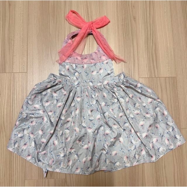 FICELLE(フィセル)の10mois Hoppettaリスさんサロペット＆ホワイトロンパース 70 キッズ/ベビー/マタニティのベビー服(~85cm)(ロンパース)の商品写真