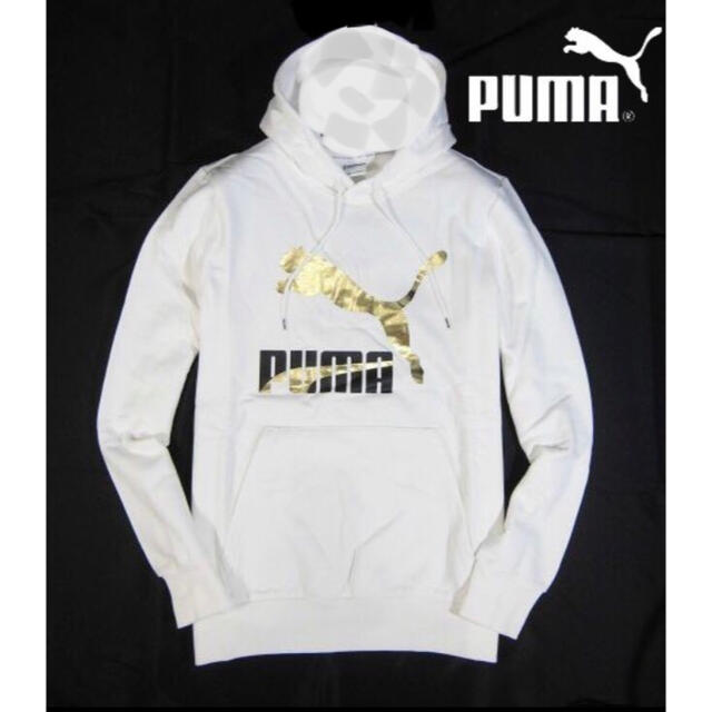 【PUMA / プーマ】プルオーバー パーカースウェット（メンズ・XXL 白）