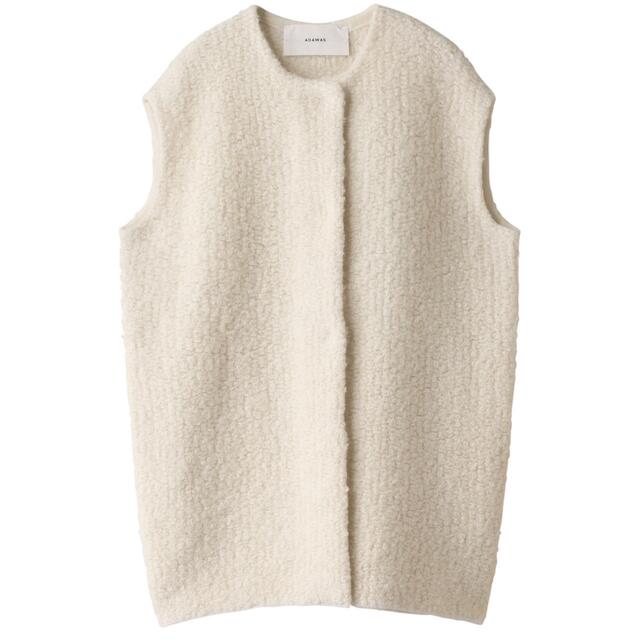 ADAWAS  アダワス　ALPACA LOOP COCOON VEST