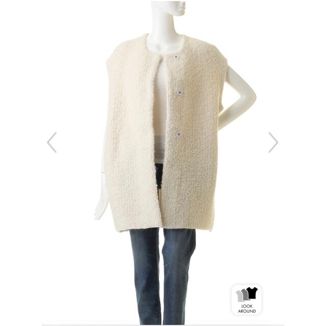 ADAWAS(アダワス)のADAWAS  アダワス　ALPACA LOOP COCOON VEST レディースのトップス(ベスト/ジレ)の商品写真