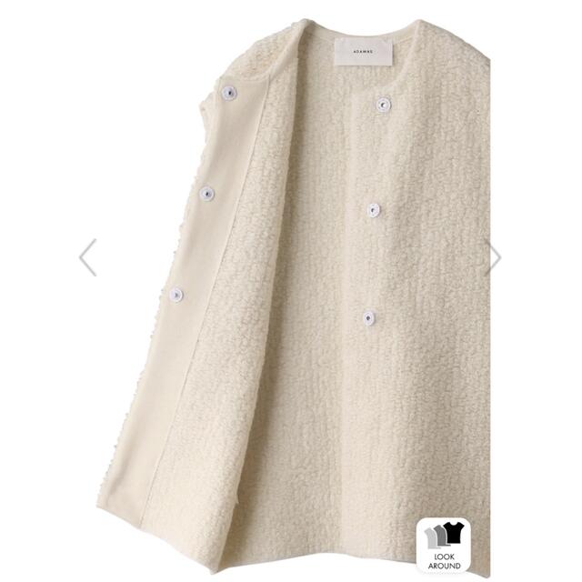 ADAWAS(アダワス)のADAWAS  アダワス　ALPACA LOOP COCOON VEST レディースのトップス(ベスト/ジレ)の商品写真