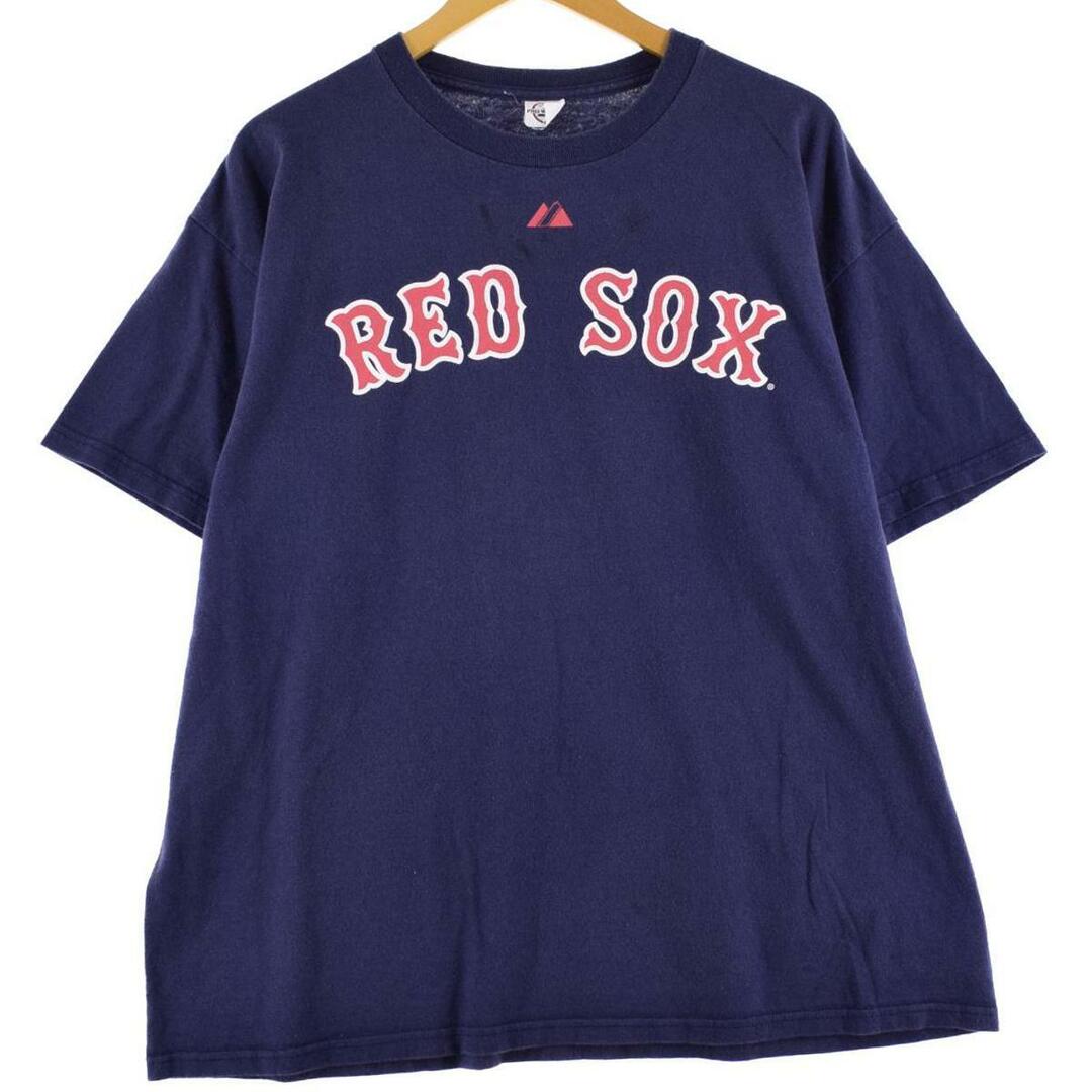 デルタ DELTA MLB BOSTON RED SOX ボストン レッドソックス スポーツプリントTシャツ メンズXL /eaa251019