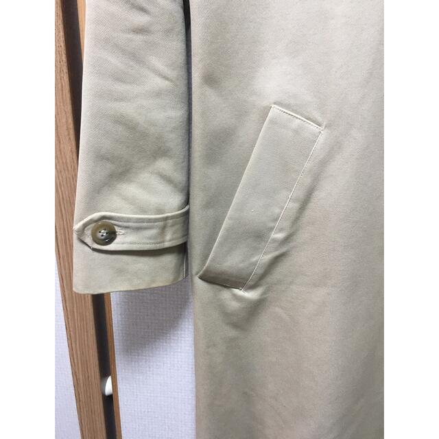 DouDou スプリングコート　ポケット有り　裏地付き　隠しボタン　くすみ系