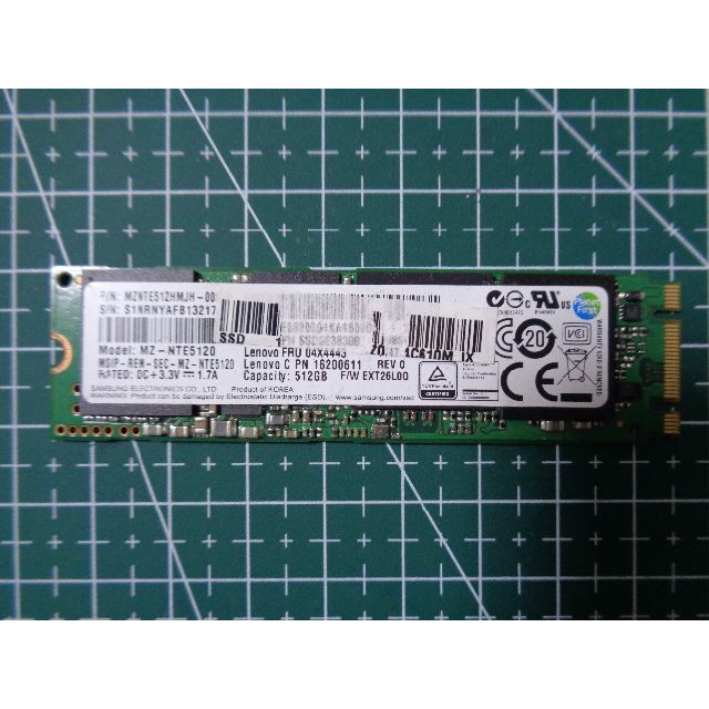 SAMSUNG 512GB M.2 SSD SATA 2280