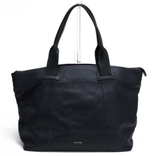 ポールスミス(Paul Smith)のポールスミス／Paul Smith バッグ トートバッグ 鞄 ハンドバッグ メンズ 男性 男性用レザー 革 本革 ネイビー 紺  PSR794 ステイトメントウェビング A4サイズ収納可 シボ革 シュリンクレザー 肩掛け ワンショルダーバッグ(トートバッグ)