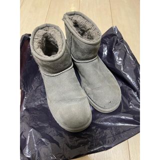 アグ(UGG)のUGG ムートンブーツ　グレー　サイズ24.5-25cm(ブーツ)