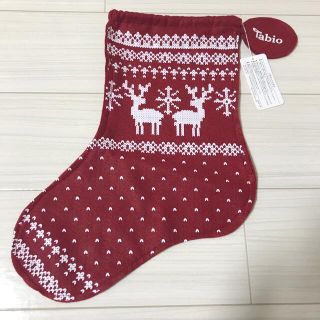 クツシタヤ(靴下屋)の靴下屋　タビオ　プレゼント用　袋　巾着　クリスマス(ノベルティグッズ)