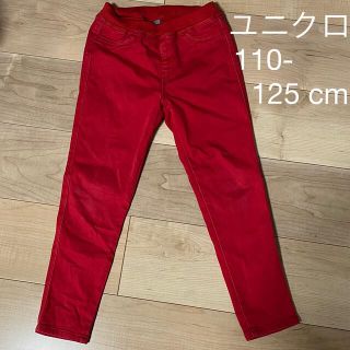 ユニクロ(UNIQLO)のユニクロ　キッズ　ズボン　ヒートテック　110-125  S(パンツ/スパッツ)