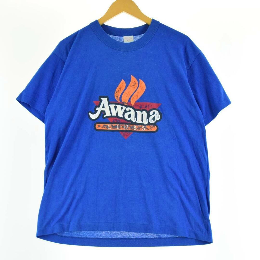 Awana clubs プリントTシャツ カナダ製 メンズM ヴィンテージ /eaa244572