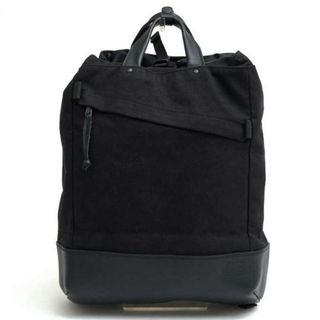 ポーター(PORTER)のポーター 吉田カバン／PORTER リュック バッグ バックパック メンズ 男性 男性用コットン 綿 キャンバス レザー 革 ブラック 黒  324-04079 LOCAL 2WAY RUCKSACK ウォッシュ加工(バッグパック/リュック)