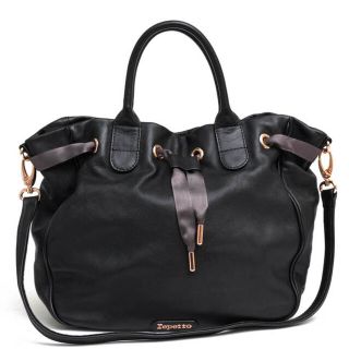 レペット／Repetto バッグ トートバッグ 鞄 ハンドバッグ レディース 女性 女性用レザー 革 本革 ブラック 黒 Tote Arabesque  アラベスク 巾着型 2WAY ショルダーバッグ