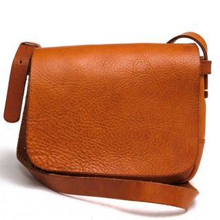 スロウ／SLOW バッグ ショルダーバッグ 鞄 メンズ 男性 男性用レザー 革 本革 ブラウン 茶  3132004 bono shoulder bag Ssize ボーノ メールバッグ シボ革 シュリンクレザー(ショルダーバッグ)