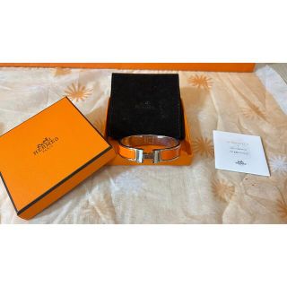 エルメス(Hermes)のエルメス エナメルブレスレット《クリックH》オランジュ・フルイテ(ブレスレット/バングル)