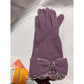 クレイサス(CLATHAS)のクレイサス　手袋　ピンク系　スマホ対応　未使用品(手袋)