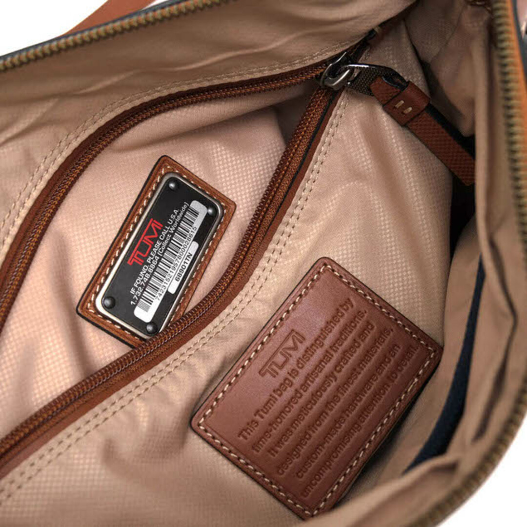 トゥミ／TUMI バッグ ショルダーバッグ 鞄 メンズ 男性 男性用レザー 革 本革 ブラウン 茶  68901TN Mission Bartlett Crossbody ミッション バートレット クロスボディ シボ革 シュリンクレザー