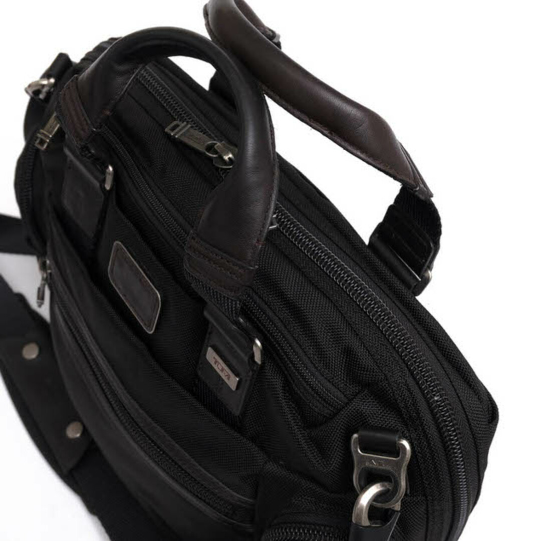 トゥミ/TUMI バッグ ブリーフケース ビジネスバッグ 鞄 ビジネス メンズ 男性 男性用ナイロン レザー 革 本革 ブラック 黒 222619HK2 BROOKS SLIM BRIEF ブルックス スリム ブリーフ 2WAY ショルダーバッグ ノートPC収納可