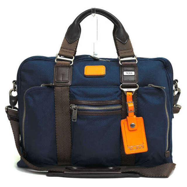 トゥミ/TUMI バッグ ブリーフケース ビジネスバッグ 鞄 ビジネス メンズ 男性 男性用ナイロン レザー 革 本革 ネイビー 紺 22611BTH ALPHA BRAVO Mcnair Slim Brief マクネア スリム ブリーフ 2WAY ショルダーバッグ 定番 | フリマアプリ ラクマ