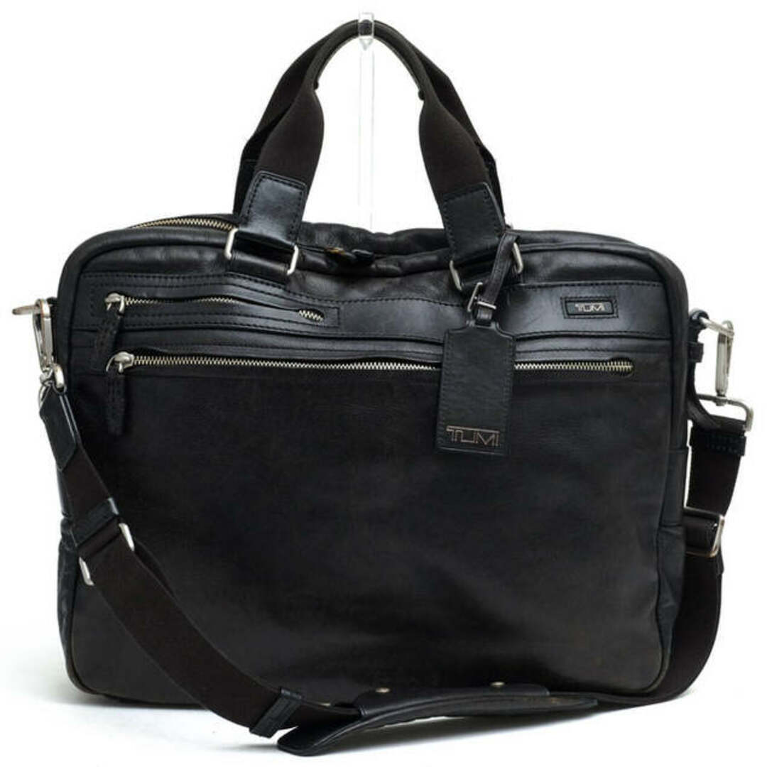 トゥミ／TUMI バッグ ブリーフケース ビジネスバッグ 鞄 ビジネス メンズ 男性 男性用レザー 革 本革 ブラック 黒 68116D Laredo  Slim Brief スリムブリーフ 2WAY ショルダーバッグ