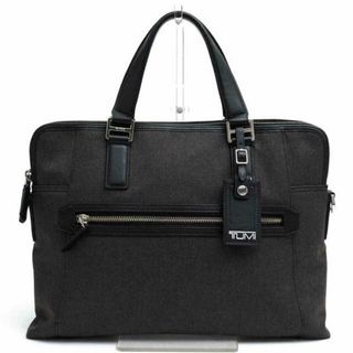 トゥミ(TUMI)のトゥミ／TUMI バッグ ブリーフケース ビジネスバッグ 鞄 ビジネス メンズ 男性 男性用コットン 綿 キャンバス レザー 革 グレー 灰色  68216ATE BEACON HILL BRANCH SLIM LAPTOP BRIEF ビーコンヒル ブランチ スリムラップ トップブリーフ(ビジネスバッグ)