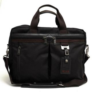 トゥミ(TUMI)のトゥミ／TUMI バッグ ブリーフケース ビジネスバッグ 鞄 ビジネス メンズ 男性 男性用ナイロン レザー 革 本革 ブラック 黒  69617HKO Densmore Medium Top Zip Brief デンスモア ミディアム トップ ジップ ブリーフ 2WAY ショルダーバッグ ノートPC収納可(ビジネスバッグ)