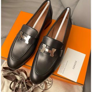 エルメス(Hermes)の新品未使用HERMES モカシンパリ　エルメス　ローファー　36.5(スリッポン/モカシン)