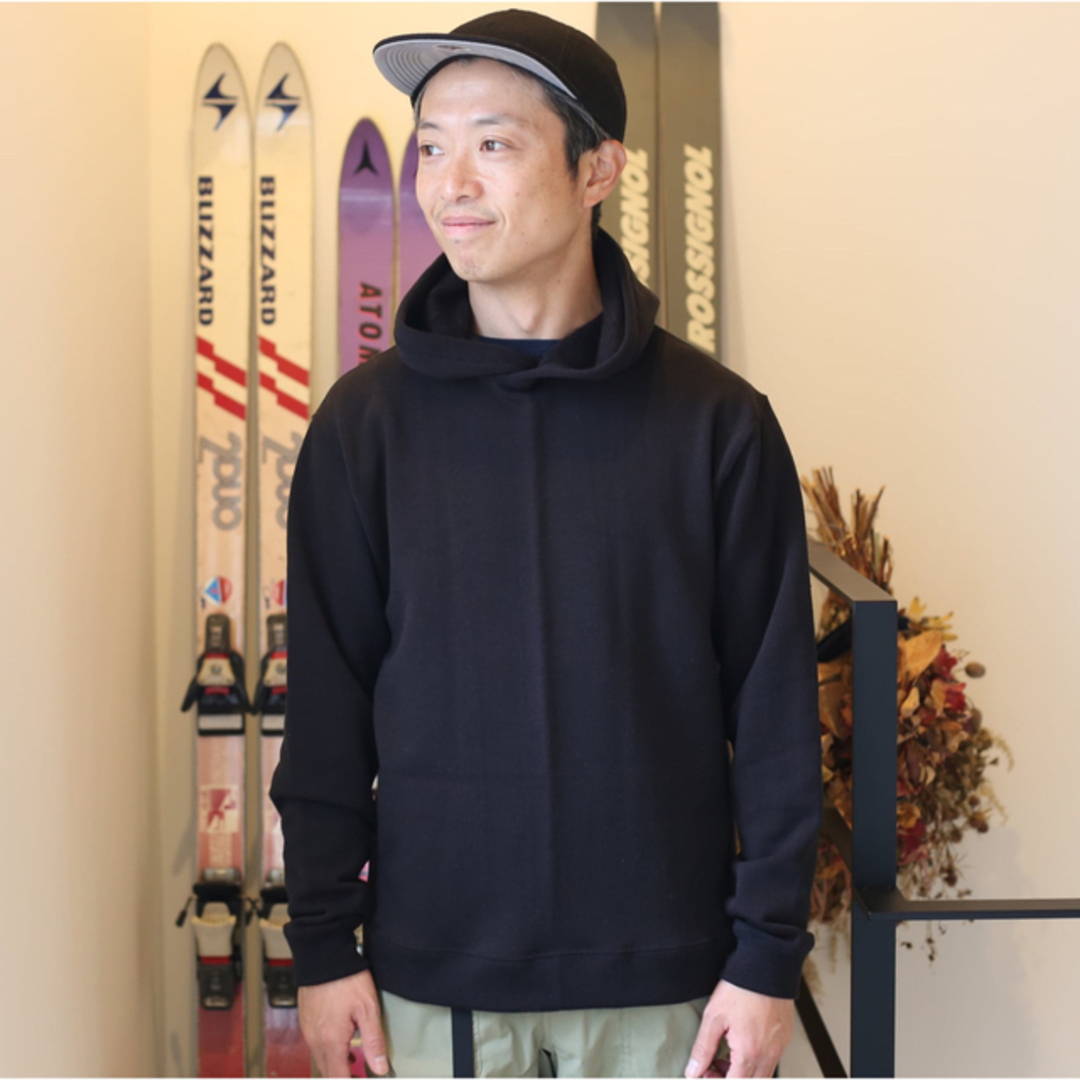 【Yetina】Light Hoodie Black Sサイズ