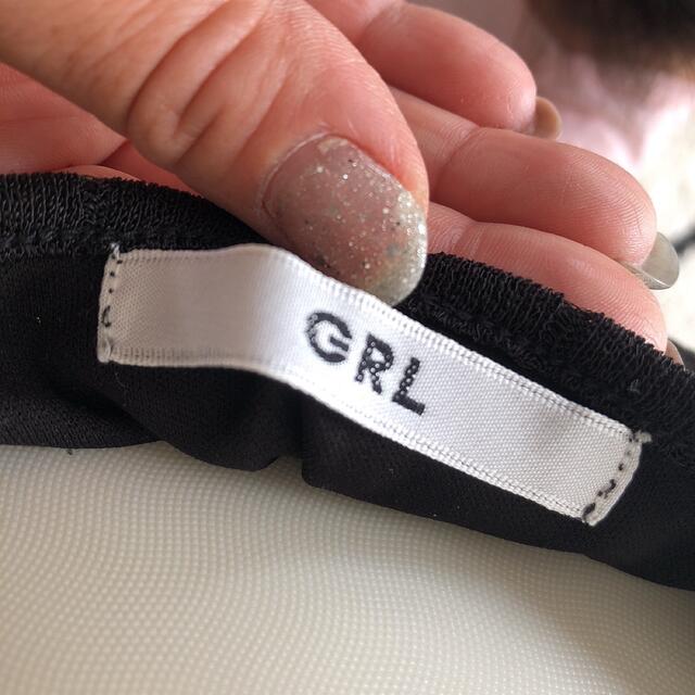 GRL(グレイル)のGRL リボン付き 透かしリブ ノースリーブ ワンピース レディースのワンピース(ひざ丈ワンピース)の商品写真