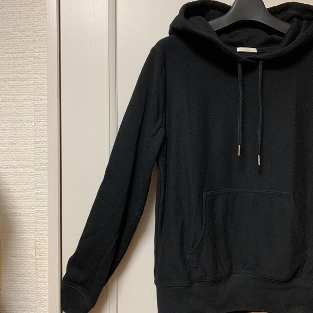 GU GU ジーユー 黒 パーカー スウェットパーカー フード付きトレーナー の通販 by 黒猫's shop|ジーユーならラクマ