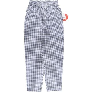 Cookman CHEF PANTS Gingham 29 NAVY コックパンツ メンズL /jam1097(その他)