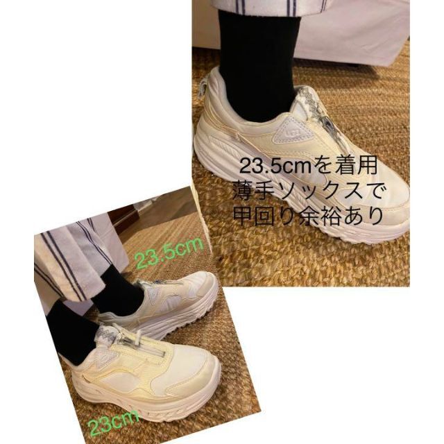 UGG(アグ)の完売しました。。。。。。①美品✨23.5cm✨UGG✨CA805 Zip ジップ レディースの靴/シューズ(スニーカー)の商品写真