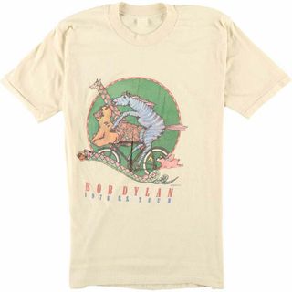 ボブディラン　Tシャツ　ヴィンテージ　70年代　ブラック　バンドＴ