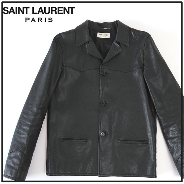 お買い得!】 Saint Laurent - 【超美品】サンローランパリ ラムレザー