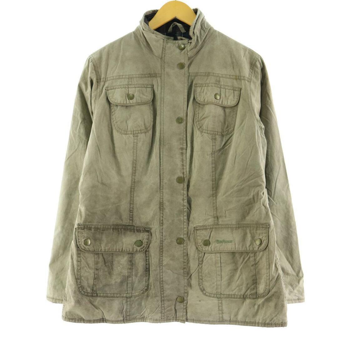 14着丈バブアー Barbour WATERPROOF AND BREATHABLE ウォータープルーフジャケット レディースM /eaa101586