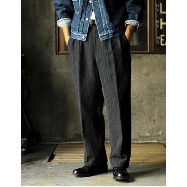 A.PRESSE Wide Tapered Trousers A.PRESSE Wide Tapered Trousers