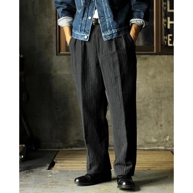 1LDK SELECT(ワンエルディーケーセレクト)のA.PRESSE Wide Tapered Trousers メンズのパンツ(スラックス)の商品写真