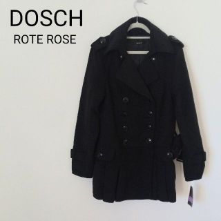 ドスチ(Dosch)のタグ付き DOSCH ドスチ コート ブラック M 定番 通勤 通学 デート 冬(その他)