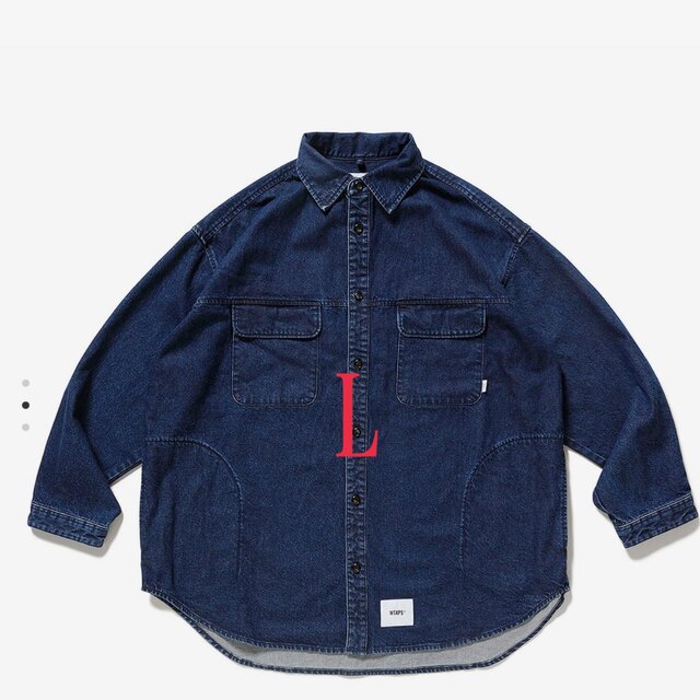 22AW WTAPS  WCPO 01 LS COTTON（L）DENIM